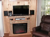 The fireplace